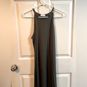 Army Green Maxi Dress